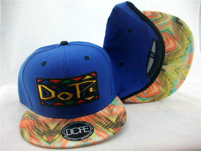 Dope Blue Snapback Hat JT 0512